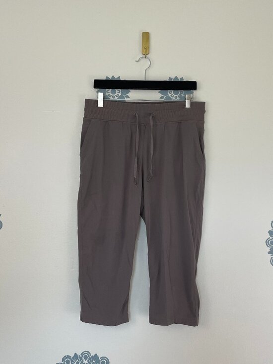 lululemon athletica Pants - Lululemon Studio Crop II Unlined Pants Cool Cocoa Size 10